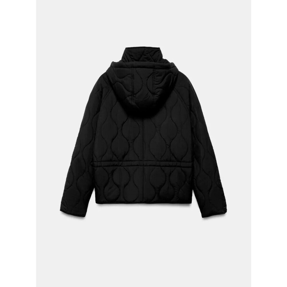 ZARA HOODED PUFFER JACKET - Picture 8 of 12